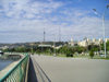 Baku: on the esplanade, looking towards the TV tower - 'bulvar' - photo by F.MacLachlan