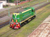 Azerbaijan - ADDY - Lankaran / Lenkoran: locomotive - Azerbaycan Dovlet Demir Yolu (photo by F.MacLachlan / Travel-images.com)