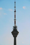 Azerbaijan - Baku: the TV tower - televison  tower - photo by Miguel Torres