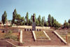 Azerbaijan - Shemakha / Shamakha: Sabir statue, poet - the town's favourite son - photo by M.Torres
