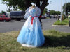 Qabala, Azerbaijan: the bazaar - you can buy all sorts of things - wedding dress - F.MacLachlan