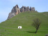 Siyazan rayon, Azerbaijan: Besh Barmak / Bashbarmag - the Five Finger mountain - crag - near Namazkah - photo by G.Monssen