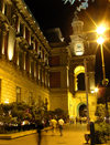 Baku, Azerbaijan: City Hall - Istiglal st.- nocturnal - photo by N.Mahmudova