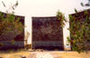 Azerbaijan - Lachin / Berdzor: remains of a Azeri monument - photo by Miguel Torres