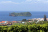 Azores / Aores - Vila Franca do Camp: Vila islet - Ilhu da Vila - from the hills - photo by A.Dnieprowsky