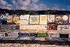 Azores / Aores - Horta: pinturas no molhe deixadas por marinheiros / sample of graffiti left by passing seafarers - photo by M.Durruti