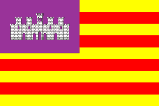 Balearic islands / Illes Balears / Islas Baleares / Ilhas Baleares - flag