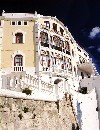 Menorca - Balearic islands - Spain: Mao / Mahon / MAH - decorative house facade (photo by Tony Purbrook)