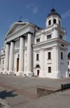 Belarus - Mogilev - Catholic church of St. Stanislaus - Saint Stanislav Cathedral - Western-European Baroque style - famous for its Transfiguration fresco - formerly Assumption of the Virgin church - photo by A.Dnieprowsky