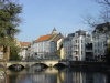 Belgium - Lier / Lierre / Lyra (Flanders, Antwerpen province): bridge spanning the river Nete / Nthe (photo by P.Willis)