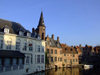Belgium - Brugge / Bruges (Flanders / Vlaanderen - West-Vlaanderen province):  canal - Little Venice - Unesco world heritage site (photo by M.Bergsma)