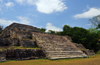 Altun Ha Maya city, Belize District, Belize: Temple of the Green Tomb - Plaza A - the precinct was explored by archeologist David Pendergast - photo by M.Torres