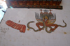 Bhutan - Paro dzongkhag - Drukgyel village - paintings on a house - phallus - lingam - Penis symbol - photo by A.Ferrari