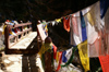 Bhutan - Paro dzongkhag - small bridge with prayer flags, on the way to Taktshang Goemba - photo by A.Ferrari