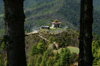 Bhutan - small temple, on the road to the Haa valley - photo by A.Ferrari