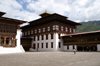 Bhutan - Thimphu - inside Trashi Chhoe Dzong - courtyard - photo by A.Ferrari