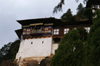 Bhutan - Cheri Goemba - built on the mountain side - photo by A.Ferrari