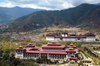 Bhutan - Thimphu - SAARC building, facing Trashi Chhoe Dzong - photo by A.Ferrari