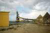 Bonaire/ BON: salt export terminal - conveyer belt - photo by G.Frysinger
