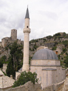 Bosnia / Bosnia / Bosnien - Pocitelj: mosque, built by Hadzi Alija in 1563 - Herzegovina- Neretva Canton - Hercegovacko-neretvanski kanton  (photo by J.Kaman)