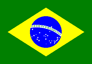 Brazil / Repblica Federativa do Brasil / Brasilien / Brsil - flag