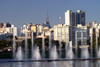 Brazil / Brasil - So Paulo: fountains at Parque Ibirapuera (photo by N.Cabana)