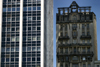 Brazil / Brasil - So Paulo: as time goes by - 1920s and 1980s faades - buildings - Edifcio Mercantil Finasa and Edificio Sampaio Moreira / edificios - photo by N.Cabana