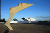 Brazil / Brasil - Brasilia: art and the Pantheon - Praa dos Trs Poderes - Three Powers Square (photo by M.Alves)