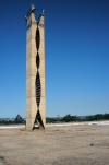 Brazil / Brasil - Brasilia: art - Praa dos Trs Poderes - Three Powers Square - photo by M.Alves