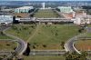 Brazil / Brasil - Brasilia: view from the TV tower - ministries - Espanada dos Ministrios - photo by M.Alves