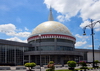 Bandar Seri Begawan, Brunei Darussalam: Royal Regalia Building, former Churchill museum, Omar Ali Saifuddien road - photo by M.Torres
