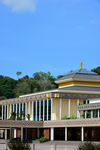 Bandar Seri Begawan, Brunei Darussalam: building of the National Customs Department - government agency for Bruneian heritage, Bendahara street - photo by M.Torres