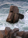 Sozopol: Black sea - rocks (photo by J.Kaman)