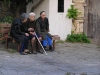 Sozopol: old women sitting on bench (photo by J.Kaman)