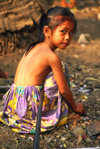 Siem Reap Province, Cambodia young girl gardening - photo by E.Petitalot