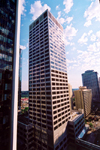 Canada / Kanada - Calgary, Alberta: Fourth Avenue SW from a 23rd floor - photo by M.Torres
