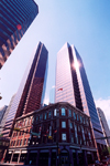 Canada / Kanada - Calgary (Alberta): corner of Centre street and 6th avenue S (photo by M.Torres)