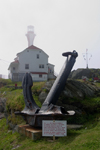 Canada 362 Scenic views of the Yarmouth lighthouse in fog in the Yarmouth region of western Nova Scotia, Canada - photo by D.Smith