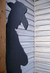Canada / Kanada - Chemainus (BC): Lucky Luke's shadow? - photo by F.Rigaud