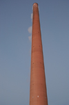 Canada / Kanada - Copper Cliff - Greater Sudbury, Ontario: Inco Superstack - 380m tall - the second-tallest freestanding chimney in the world, and the tallest in Canada - largest nickel smelting operation in the world - Northern Ontario - photo by C.McEachern
