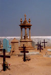 Cape Verde / Cabo Verde - S. Maria, Sal island: at the cemetery - no cemitrio - photo by M.Torres