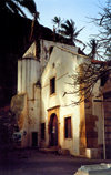 Cabo Verde - Cape Verde, Santiago island, Cidade Velha: Nossa Senhora do Rosrio church - colonial architecture - photo by M.Torres