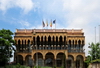 Barcelona, Catalonia: Horta-Guinard district administration building, Ronda del Guinard - photo by M.Torres