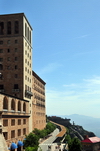 Montserrat, Catalonia: Santa Maria de Montserrat Benedictine abbey tower- photo by M.Torres