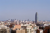 Catalonia - Barcelona: Catalonian gherkin - Torre Agbar / Agbar tower - Avinguda Diagonal - architects: Ateliers Jean Nouvel - photo by M.Bergsma