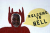 Cayman Islands - Gran Cayman - Hell - the devil welcomes you - photo by F.Rigaud