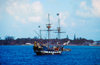 Cayman Islands - Grand Cayman - West Bay - Pirate ship - photo by F.Rigaud