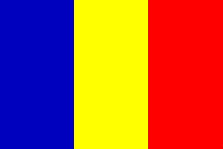 Chad / Chade / Ciad / Tchad / Tschad - flag