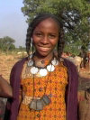 Chad - Mandoul: nomadic camp - girl (photo by Silvia Montevecchi)