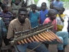 Kem Kada - lake Iro region - southern Chad: playing xylophone kundu- Sar-kab people (photos by Silvia Montevecchi)